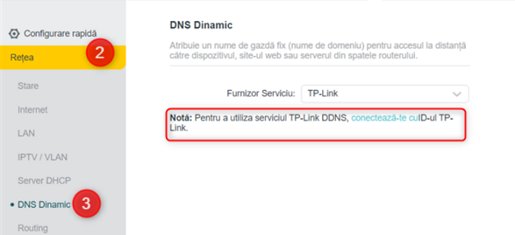 Ghid | Cum să activezi și să configurezi funcția DDNS pe un router TP-Link cu Wi-Fi 6