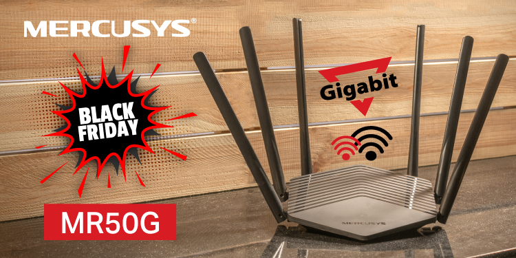 Review Mercusys MR50G | Router Gigabit Dual-Band AC1900