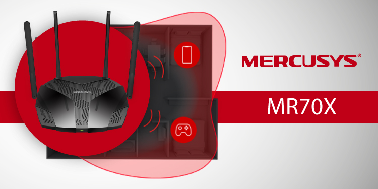 Review MR70X | Router Mercusys Wi-Fi 6 Gigabit Dual-Band AX1800