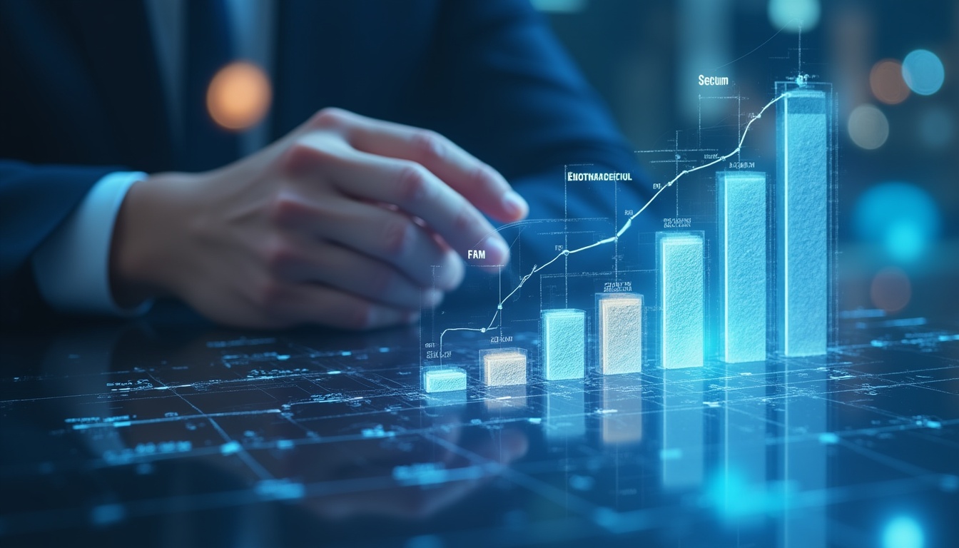 Ilustrație cu un formular digital și o persoană care depune declaratii online la AFM.